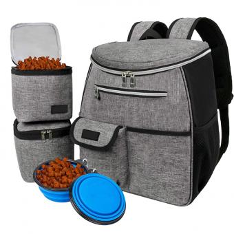Dog Travel Bag Backpack Organizer with Poop Bag Dispenser Lieferanten
