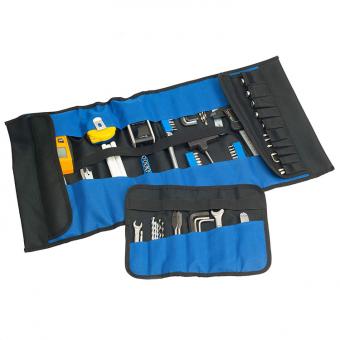 Professional Black Roll Bags With Custom Printed Logo For Tools Lieferanten